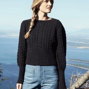 Doen Mulberry Sweater in black (size small)